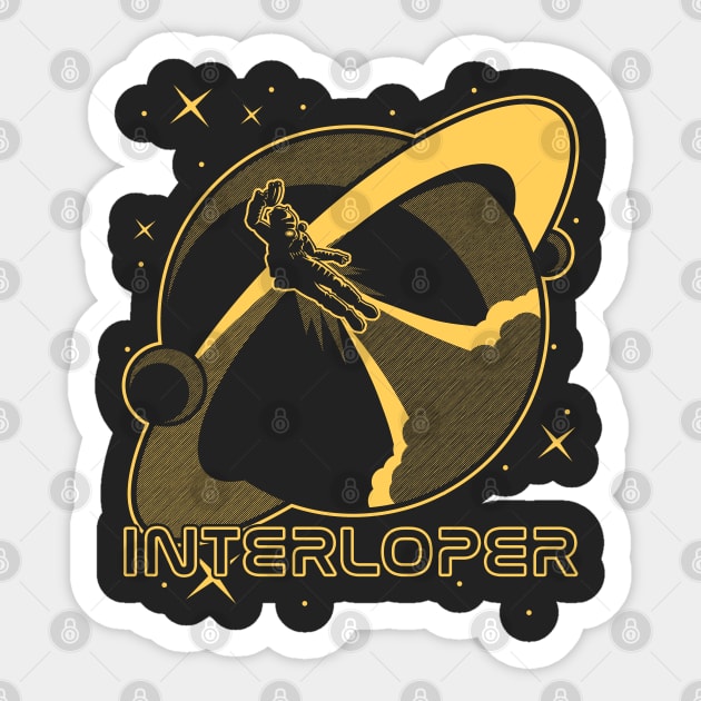 Interloper Sticker by SlothTee